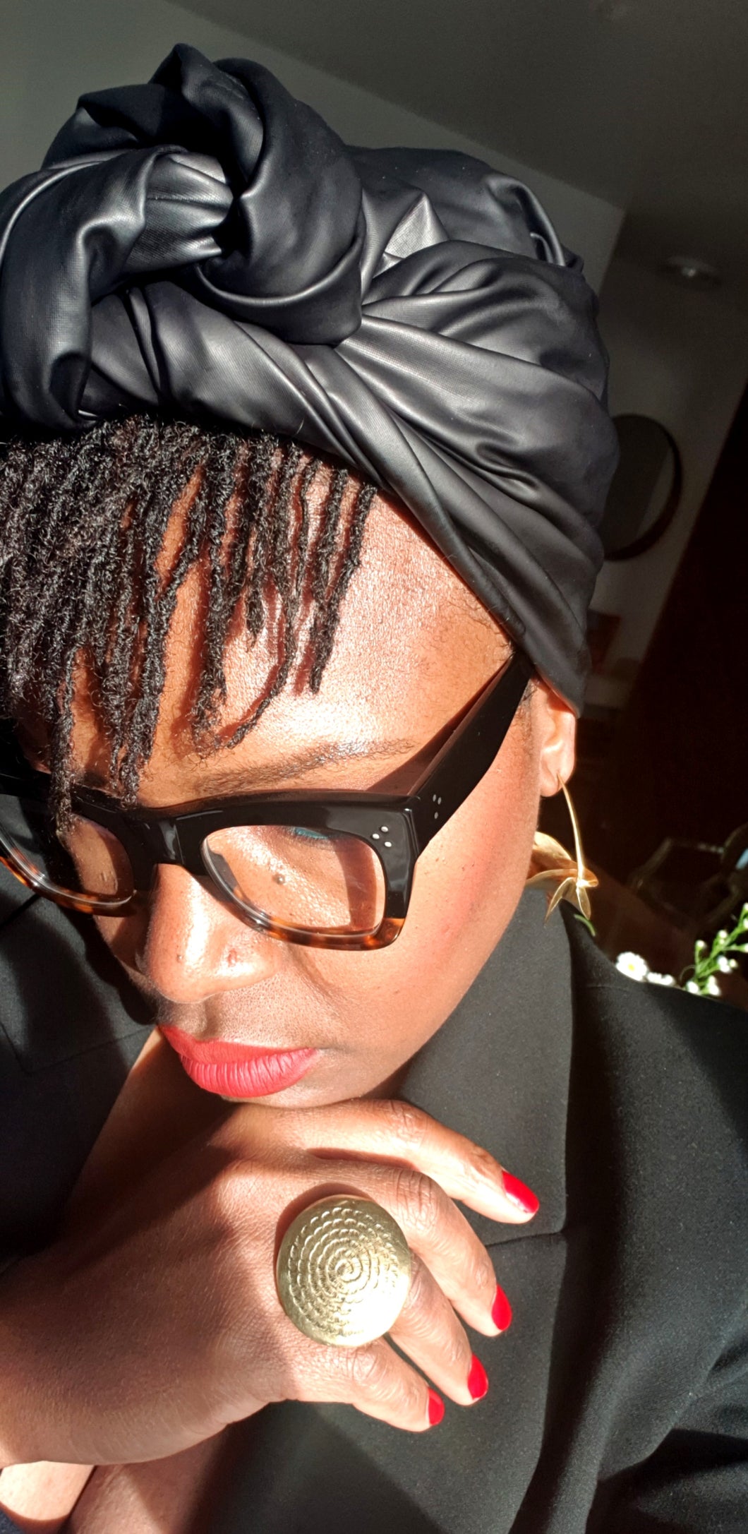 TURBAN MAWANDA SIMILI CUIR