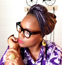 Charger l&#39;image dans la galerie, TURBAN MAWANDA SIMILI CUIR